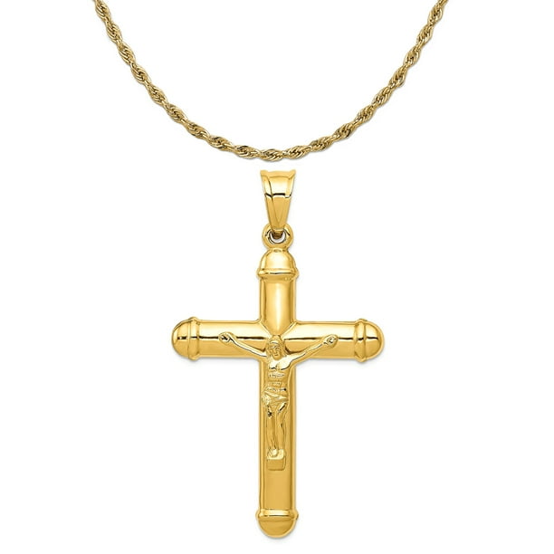 14k Reversible Crucifix and Cross Pendant 14k Reversible Crucifix and Cross Pendant